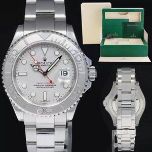 Men's Rolex Yacht Master 40mm Watch With Box, Tag